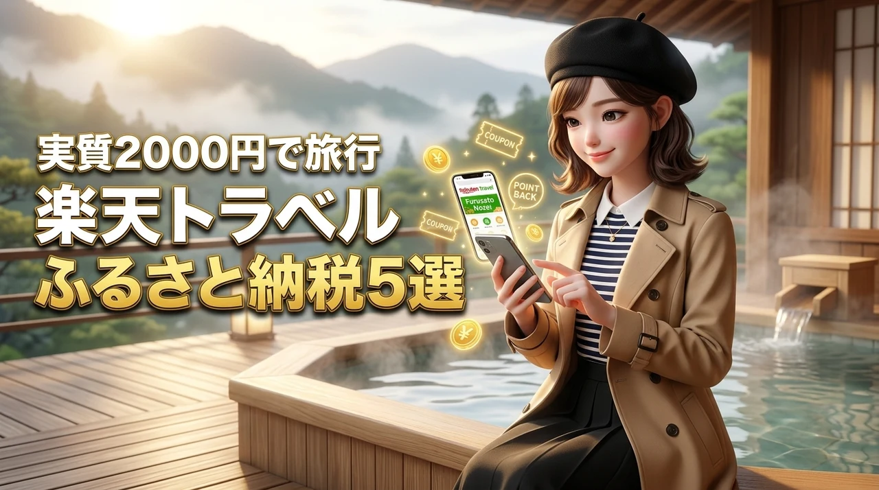 楽天トラベルでふるさと納税をするメリット5選！実質円で豪華旅行に行くコツ