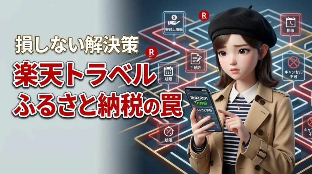 楽天トラベルのふるさと納税はデメリットだらけ？損と言われる理由と解決策を解説