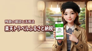 楽天トラベルのふるさと納税で残額はどこで確認する？無駄にしない方法を解説
